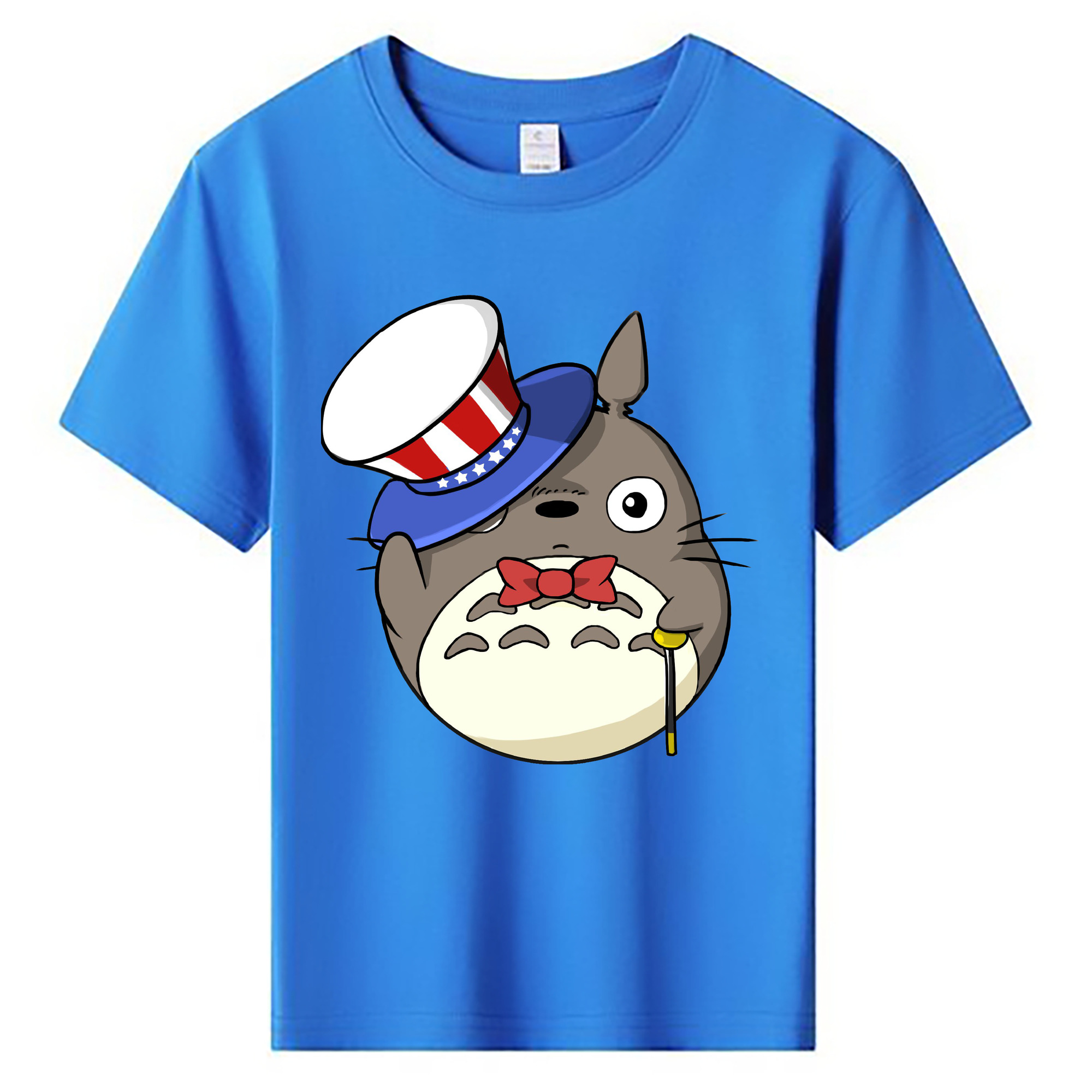 （画像用） となりのトトロ 草壁メイ 草壁サツキ My Neighbor Totoro Satsuki Kusakabe Mei Kusakabe 綿100％キッズTシャツ（フロントプリント）
